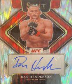 Dan Henderson 2022 Panini Select UFC Signatures #1 Flash