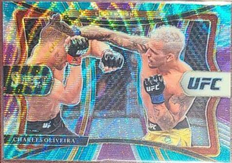 Charles Oliveira 2021 Panini Select UFC Premier Level #174 Tri Color