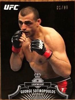 George Sotiropoulos 2012 Topps UFC Bloodlines Base #29 Black