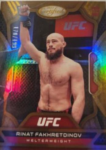 Rinat Fakhretdinov 2023 Panini Chronicles UFC Base Certified #240 Bronze