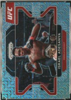 Israel Adesanya 2022 Panini Prizm UFC Base #23 Mojo