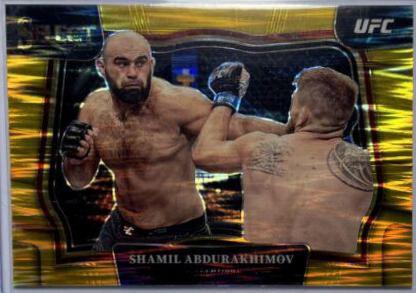 Shamil Abdurakhimov 2023 Panini Select UFC Octagonside #247 Gold Flash