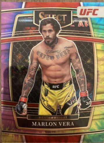 Marlon Vera 2022 Panini Select UFC Concourse #36 Tie Dye