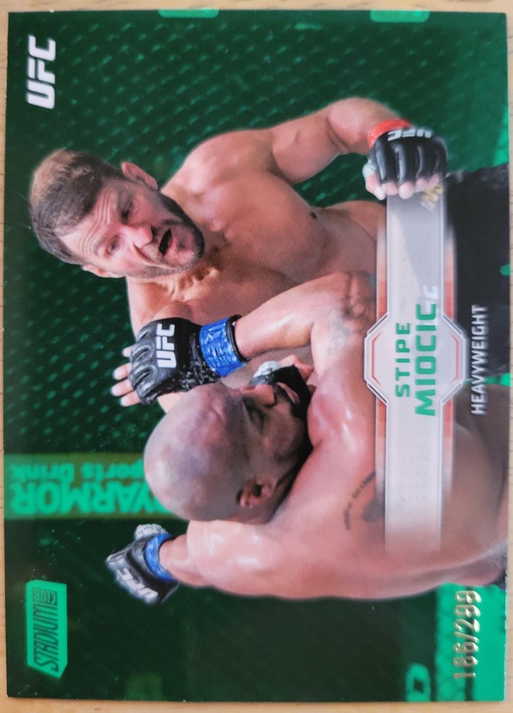 Stipe Miocic 2026 Topps Stadium Club UFC Base #105 Green
