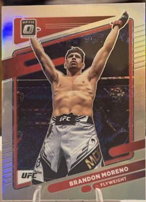 Brandon Moreno 2022 Panini Donruss Optic UFC Base #14 Holo