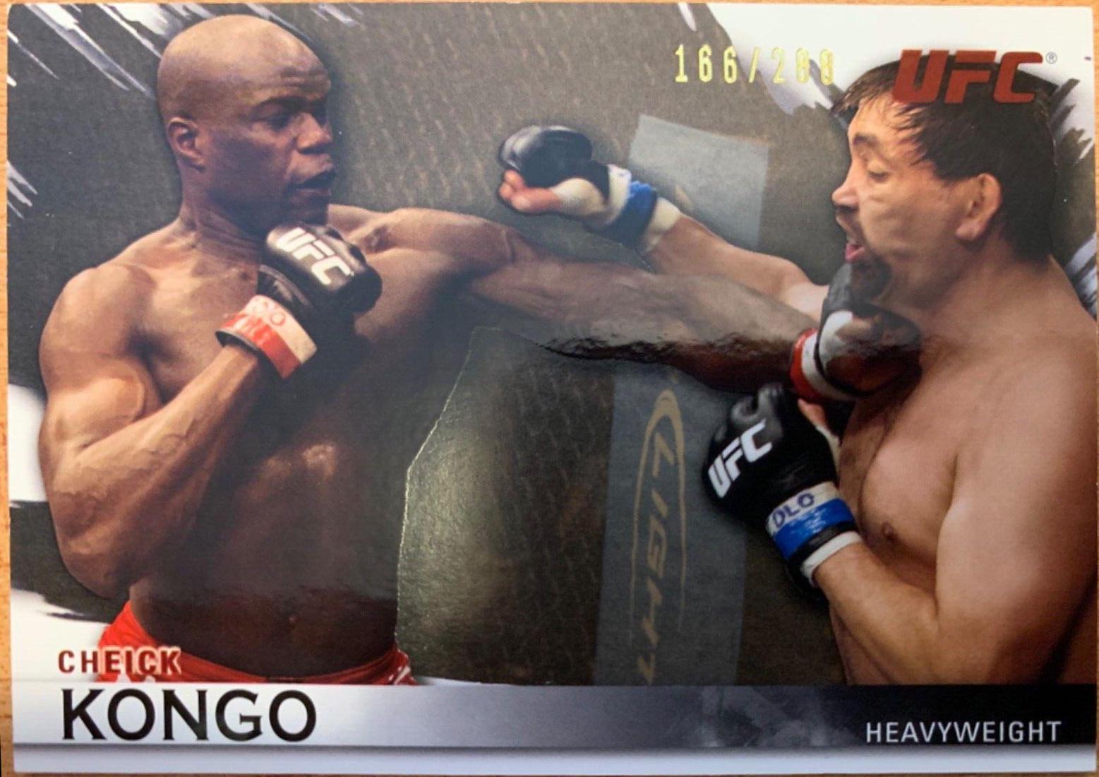 Cheick Kongo 2010 Topps UFC Knockout Base #67 Gold