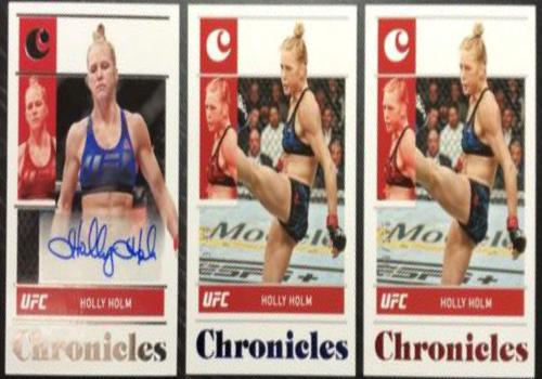Holly Holm 2022 Panini Chronicles UFC Chronicles Signatures #20 Red