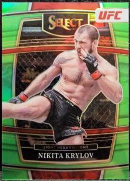 Nikita Krylov 2022 Panini Select UFC Concourse #58 Green