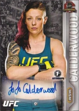 Joanne Wood 2015 Topps UFC Champions Autographs #FA-JC Platinum
