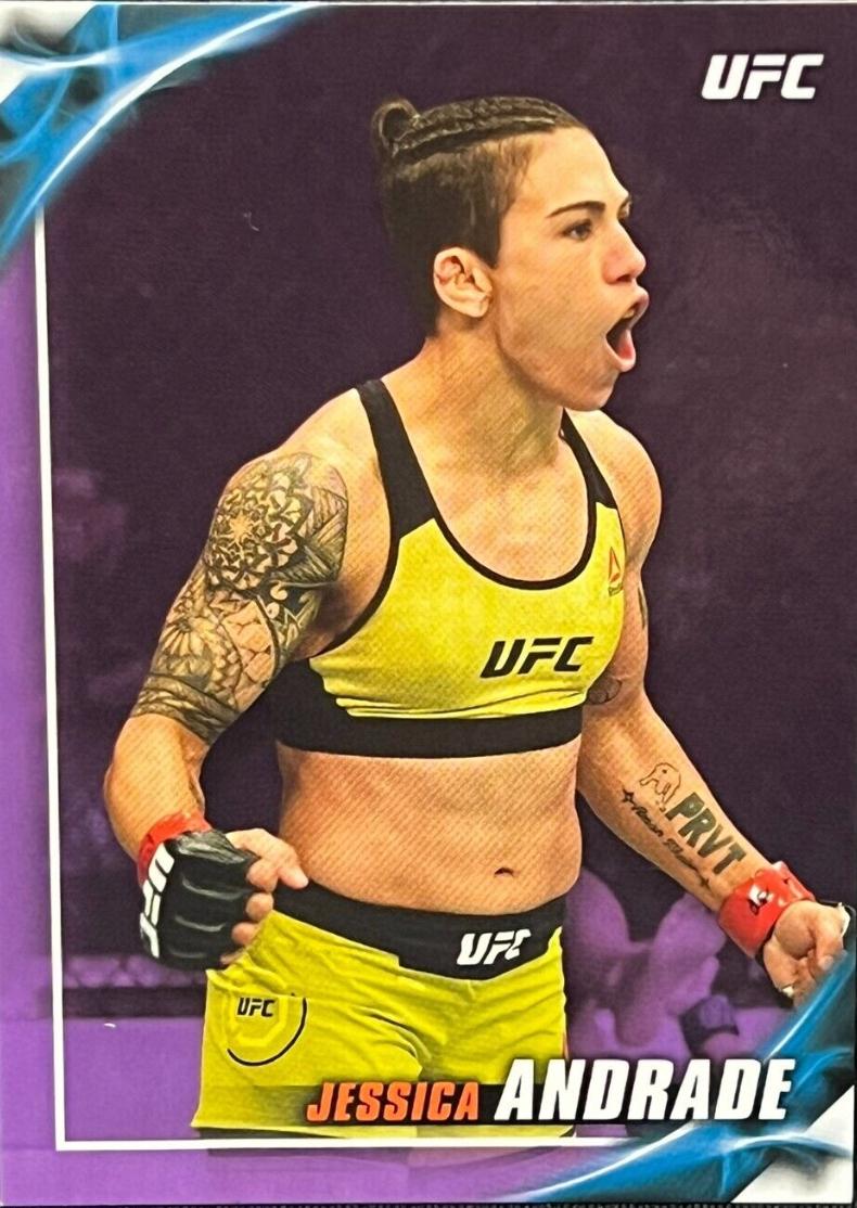 Jessica Andrade 2019 Topps UFC Knockout Base #29 Purple