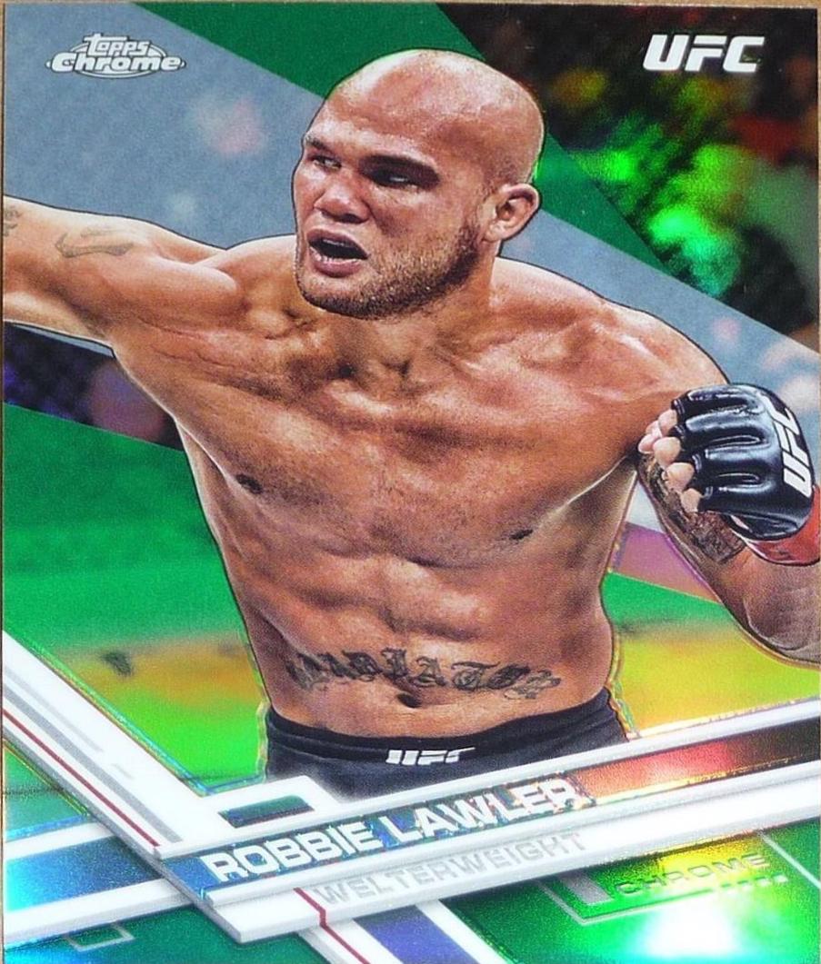 Robbie Lawler 2017 Topps Chrome UFC Base #16 Green