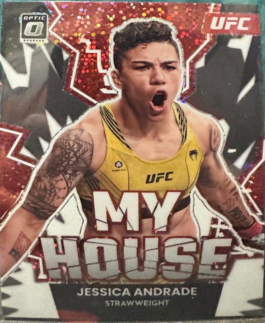 Jessica Andrade 2023 Panini Donruss Optic UFC My House #7 White Sparkle
