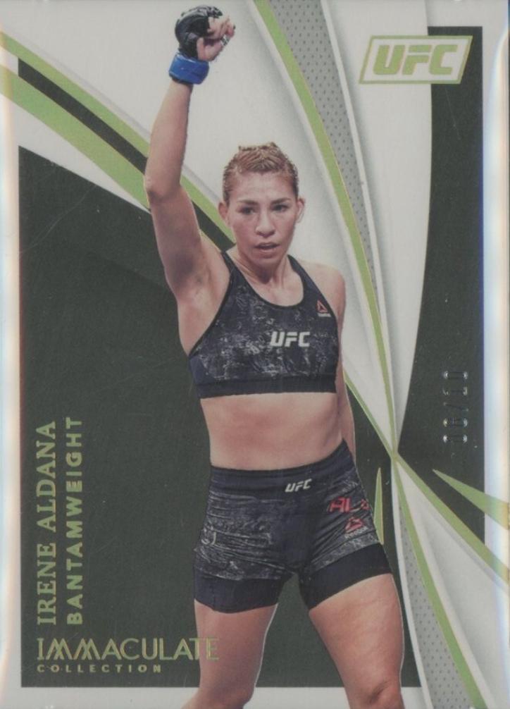 Irene Aldana 2021 Panini Immaculate UFC Base #74 Gold