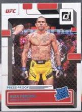 Alex Pereira 2023 Panini Donruss UFC Base #209 Press Proof Silver