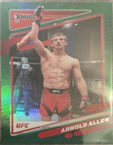 Arnold Allen 2022 Panini Donruss UFC Base #83 Green
