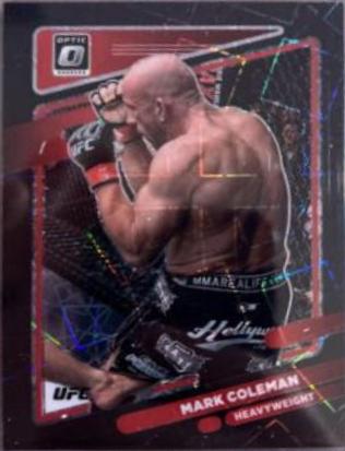 Mark Coleman 2022 Panini Donruss Optic UFC Base #97 Black Velocity