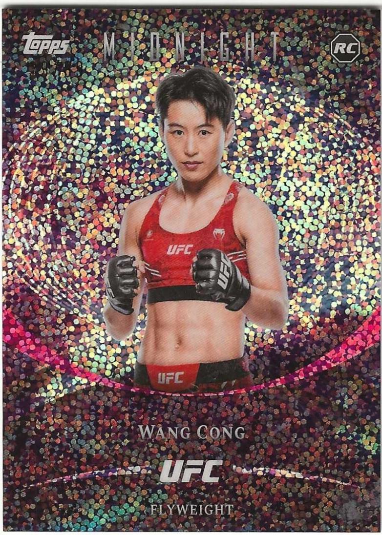 Wang Cong 2026 Topps Midnight UFC Base #78 Twilight