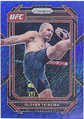 Glover Teixeira 2023 Panini Prizm UFC Base #147 Blue Shimmer