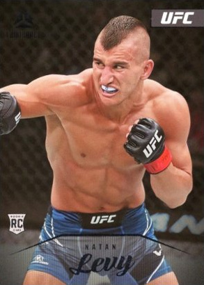 Natan Levy 2023 Panini Chronicles UFC Base Luminance #157 Gold