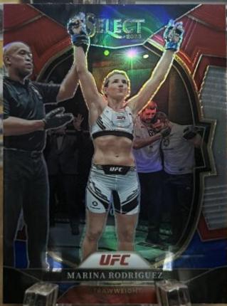 Marina Rodriguez 2023 Panini Select UFC Concourse #59 Red Blue Prizm