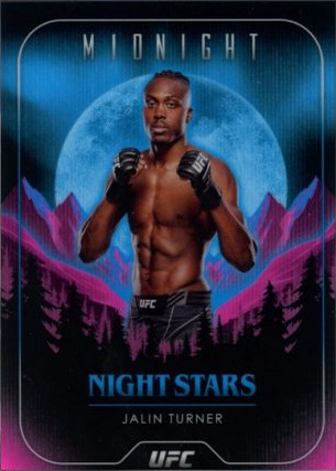 Jalin Turner 2024 Topps Midnight UFC Night Stars #NS-14 Moon Beam