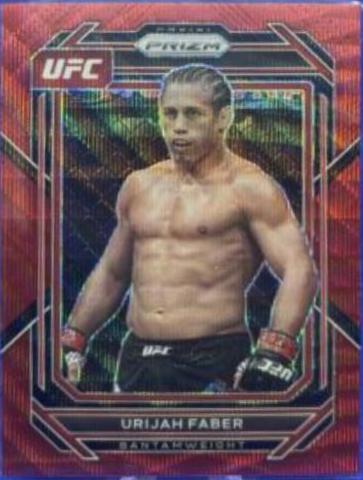 Urijah Faber 2023 Panini Prizm UFC Base #146 Ruby Wave