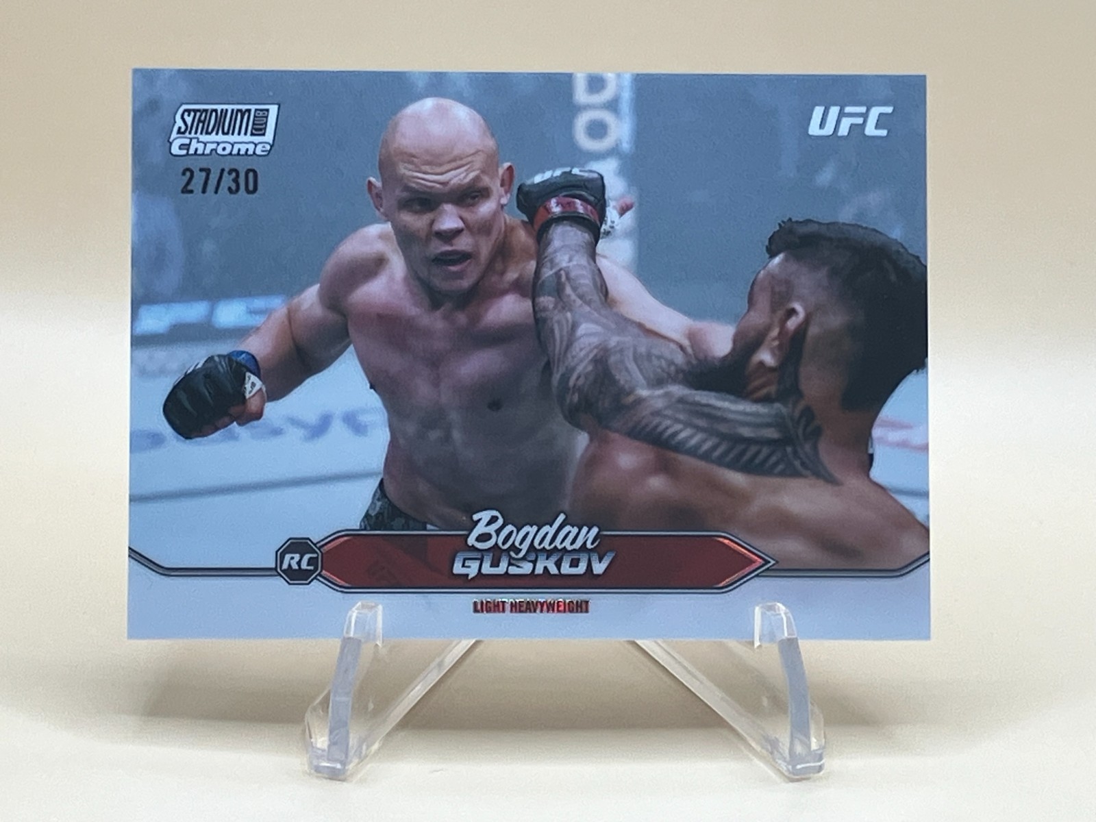 Bogdan Guskov 2025 Topps Stadium Club UFC Base Chrome #C-199 Refractor