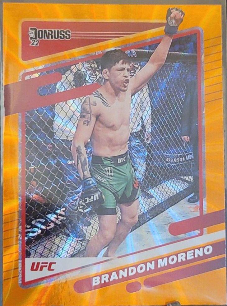 Brandon Moreno 2022 Panini Donruss UFC Base #35 Orange