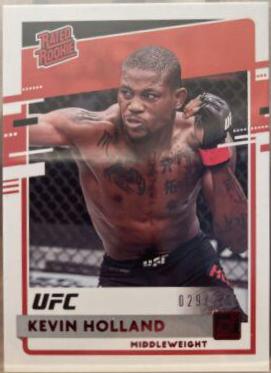 Kevin Holland 2021 Panini Chronicles UFC Base Donruss Rated Rookies #24 Red