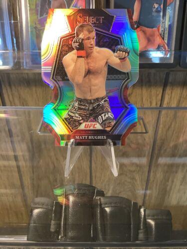 Matt Hughes 2023 Panini Select UFC Premier Level #117 Silver Die Cut