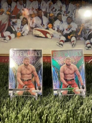 Jan Błachowicz 2022 Panini Prizm UFC Fireworks #19 Green