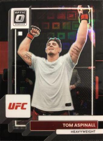 Tom Aspinall 2023 Panini Donruss Optic UFC Base #37 Black Pandora