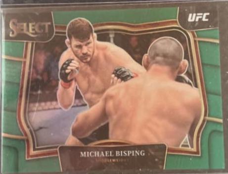 Michael Bisping 2023 Panini Select UFC Octagonside #263 Green