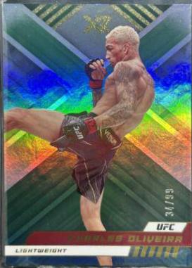 Charles Oliveira 2023 Panini Chronicles UFC Base XR #299 Green