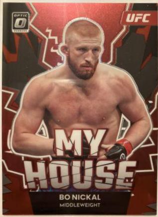 Bo Nickal 2023 Panini Donruss Optic UFC My House #20 Red