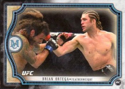 Brian Ortega 2018 Topps UFC Museum Collection Base #32 Sapphire