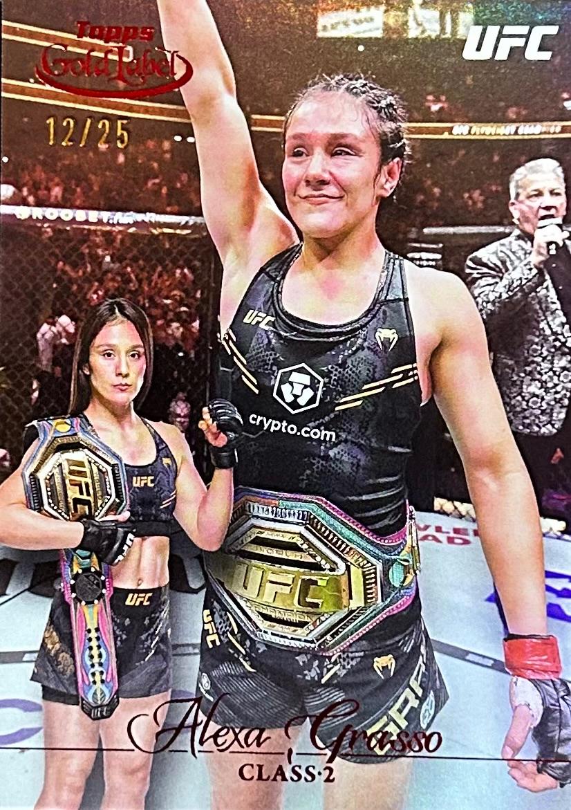 Alexa Grasso 2024 Topps Gold Label UFC Base Class II #20 Red