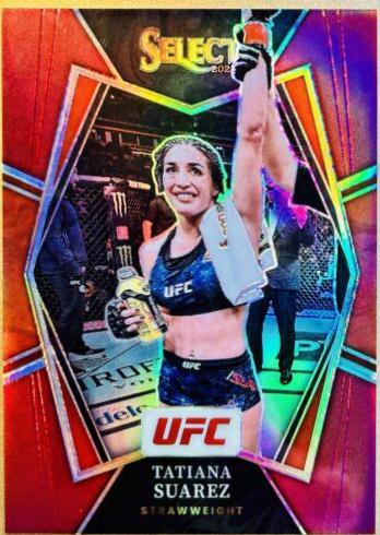 Tatiana Suarez 2022 Panini Select UFC Premier Level #198 Maroon