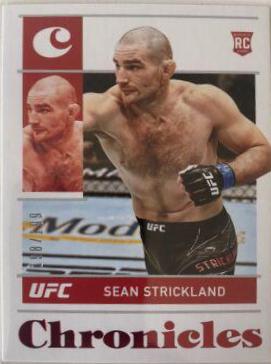 Sean Strickland 2022 Panini Chronicles UFC Base Chronicles #76 Red