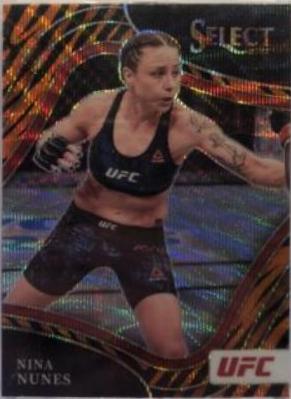 Nina Nunes 2022 Panini Select UFC Octagonside #288 Blue