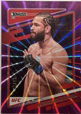 Jorge Masvidal 2022 Panini Donruss UFC Base #22 Purple Laser