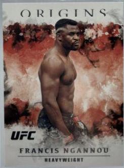 Francis Ngannou 2021 Panini Chronicles UFC Base Origins #34 Purple