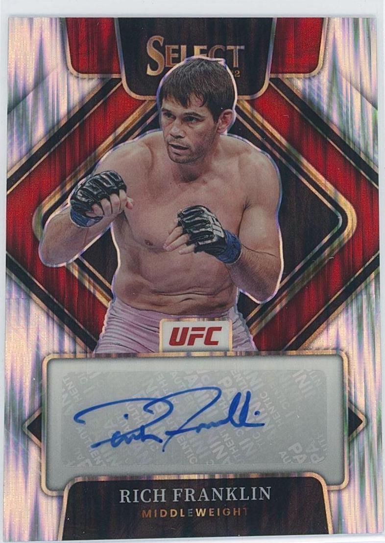 Rich Franklin 2022 Panini Select UFC Signatures #38 Flash