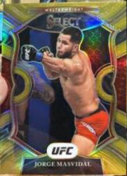 Jorge Masvidal 2021 Panini Select UFC Concourse #55 Gold