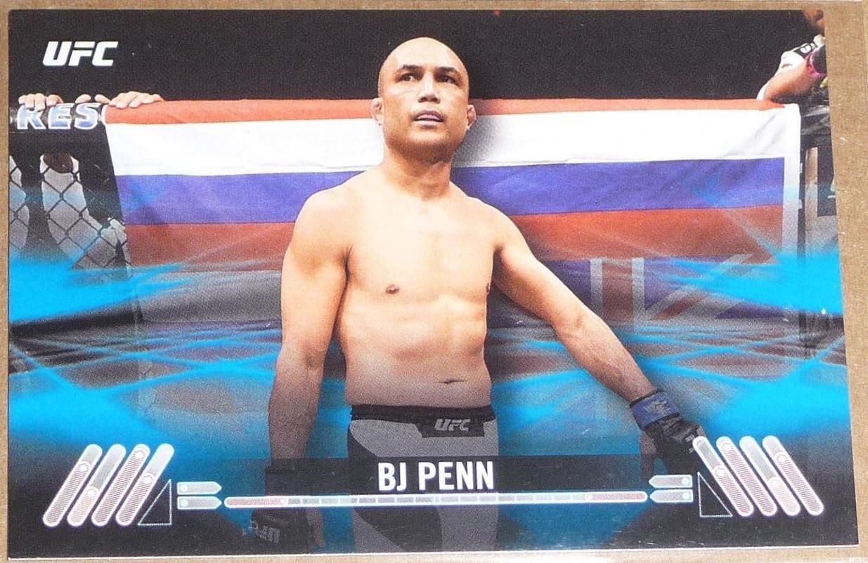 BJ Penn 2017 Topps UFC Knockout Base #13 Blue