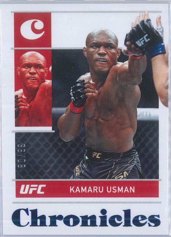 Kamaru Usman 2022 Panini Chronicles UFC Base Chronicles #57 Blue