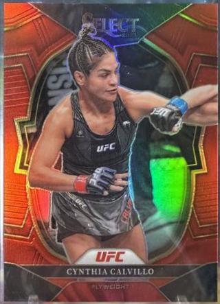 Cynthia Calvillo 2023 Panini Select UFC Concourse #22 Red