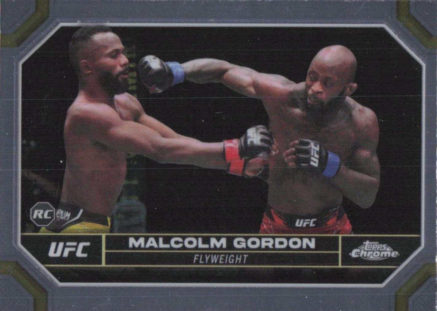 Malcolm Gordon 2024 Topps Chrome UFC Base #196 Magenta Refractor