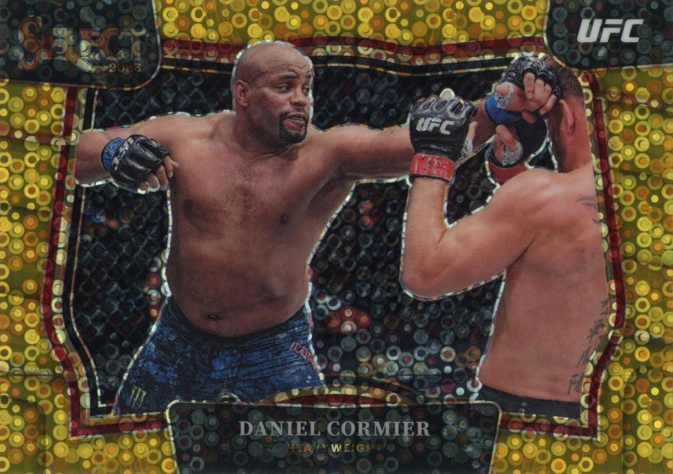 Daniel Cormier 2023 Panini Select UFC Octagonside #218 Gold Disco