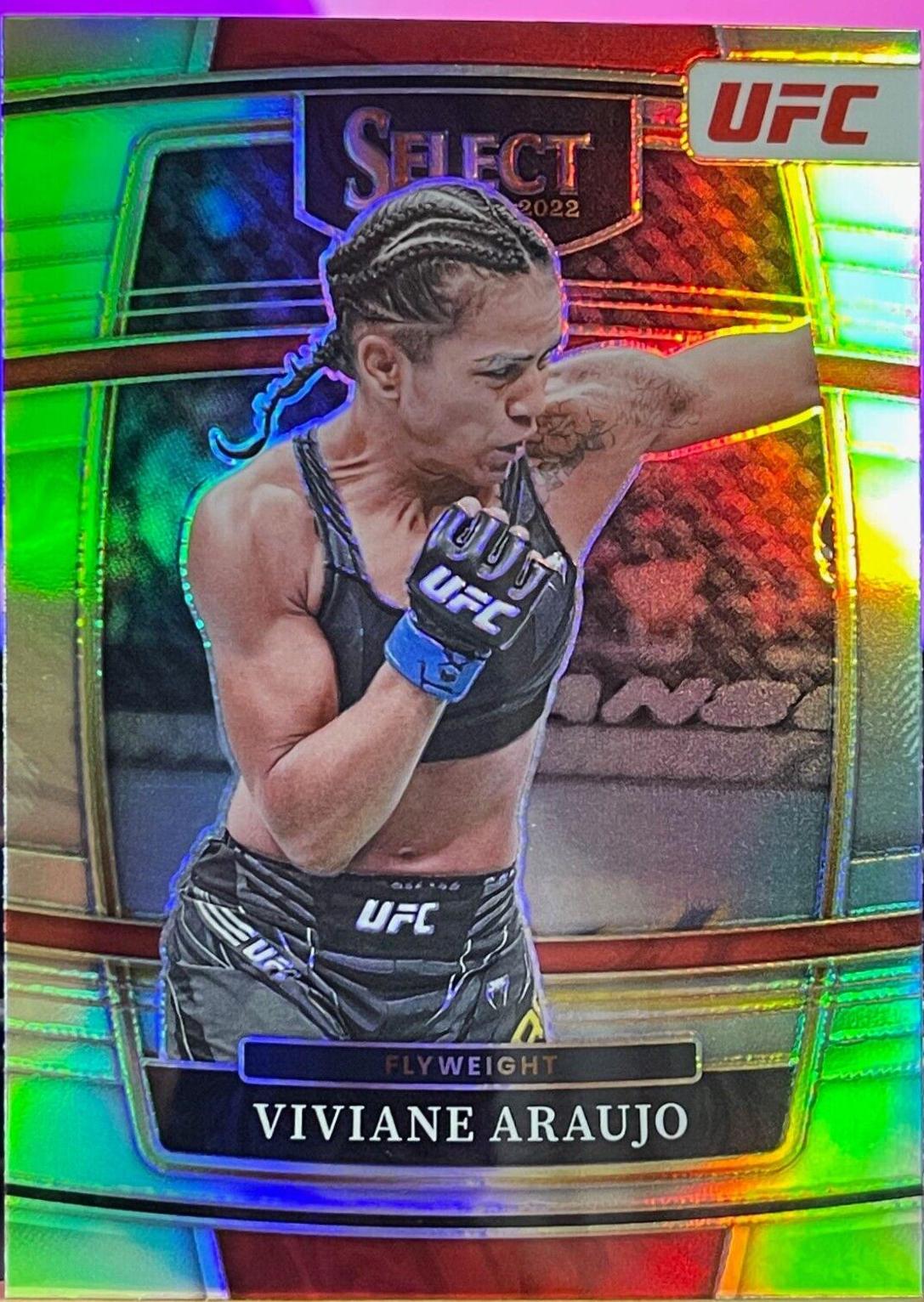 Viviane Araujo 2022 Panini Select UFC Concourse #60 Silver